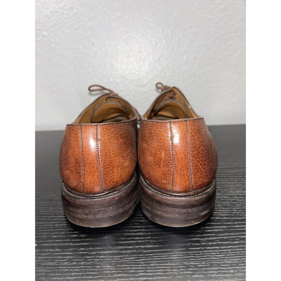 J.M.Weston Golf Burgundy D Width Brown Leather Men’s Shoes 598 U Tip Sz 11 D main image 7